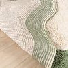 Waschbarer Teppich - Hazy Grün Creme - thumbnail 6