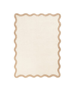 Waschbarer Teppich - Hazy Beige Creme