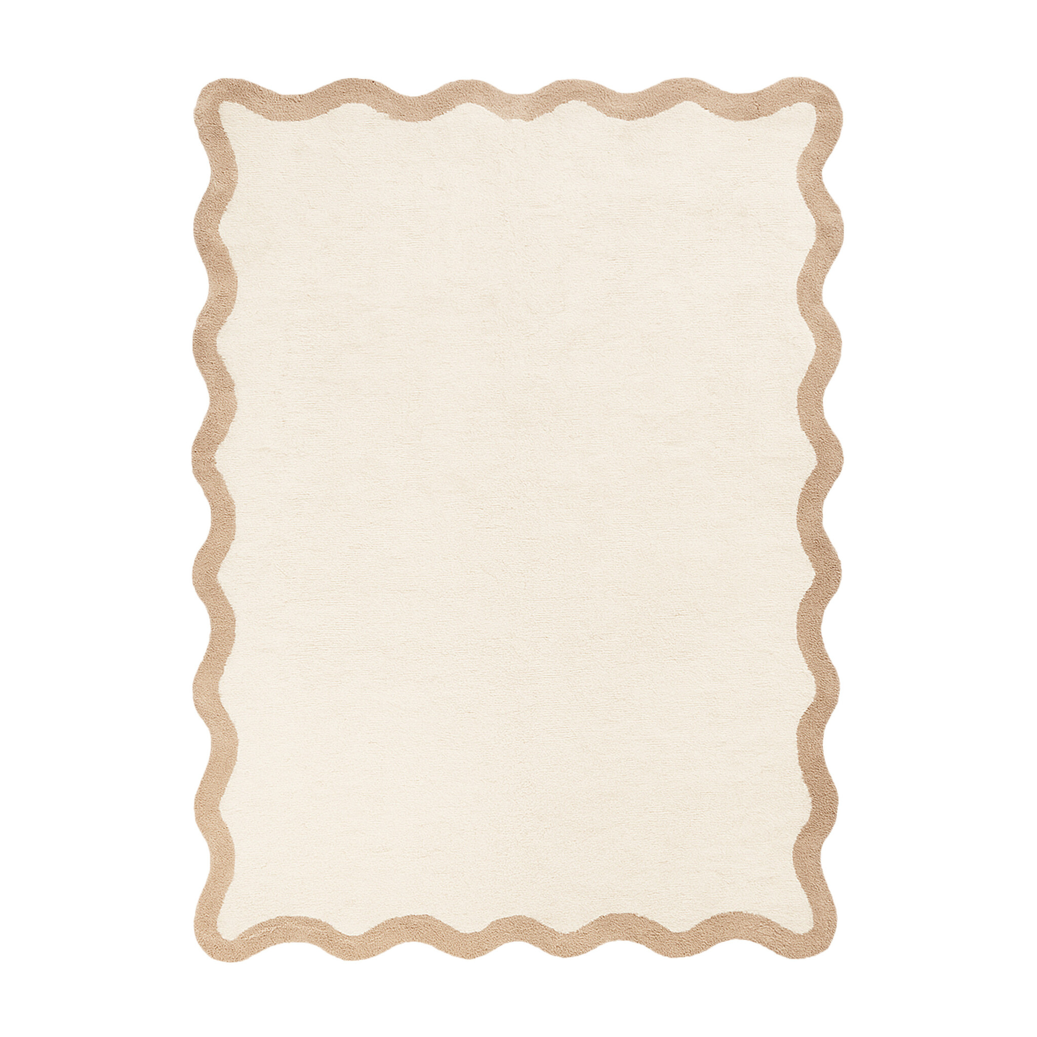 Waschbarer Teppich - Hazy Beige Creme - sfeer