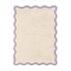 Waschbarer Teppich - Hazy Lila Creme - thumbnail 1