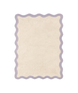 Waschbarer Teppich - Hazy Lila Creme