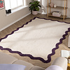 Waschbarer Teppich - Hazy Violett Creme - thumbnail