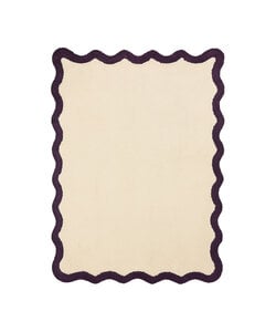 Waschbarer Teppich - Hazy Violett Creme
