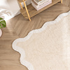 Waschbarer Teppich - Hazy Weiß Creme - thumbnail 2