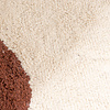 Waschbarer Teppich Rund - Hazy Braun Creme - thumbnail 3