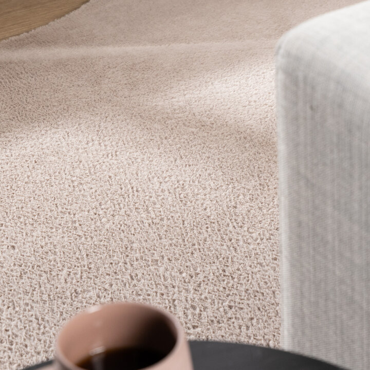 Flauschiger Teppich - Cozy Pebble Taupe