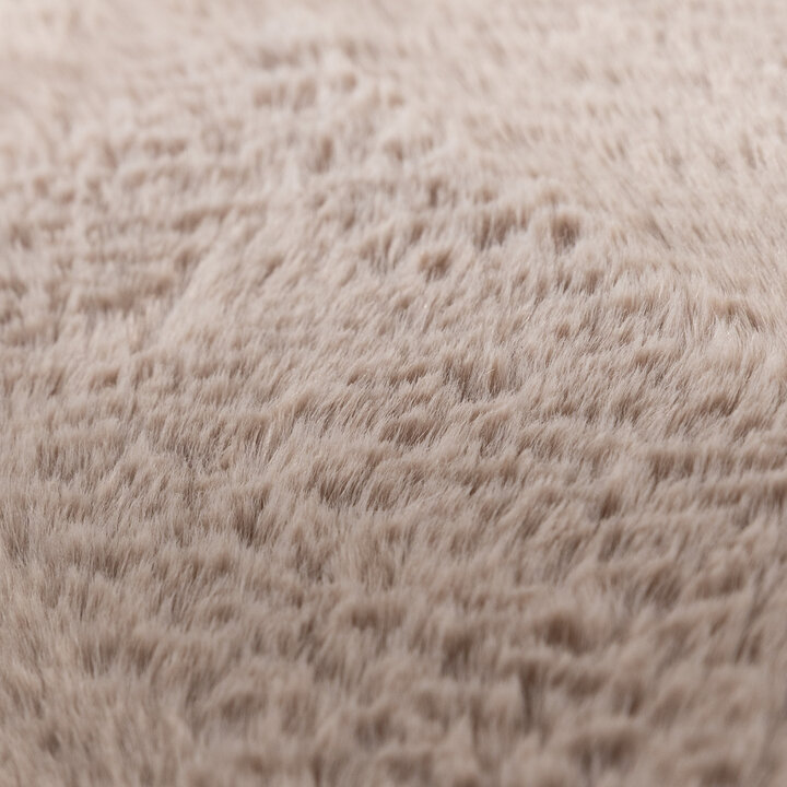 Flauschiger Teppich - Cozy Ripple Taupe