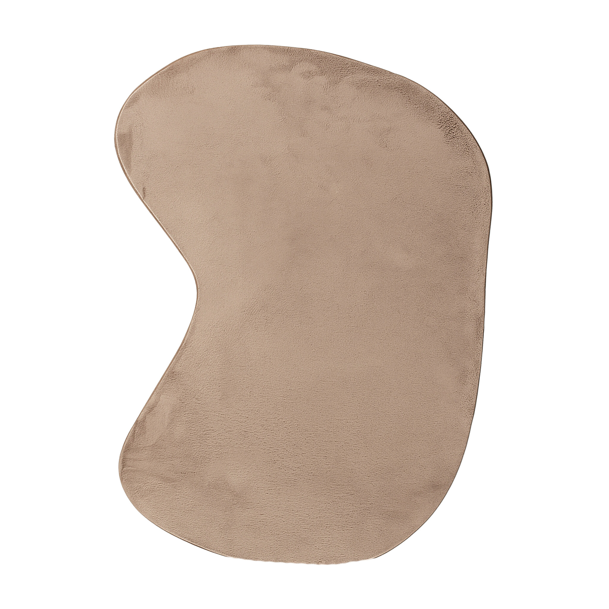 Flauschiger Teppich - Cozy Ripple Taupe - sfeer