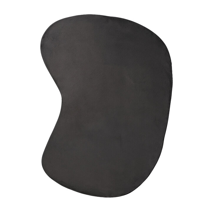 Flauschiger Teppich - Cozy Ripple Anthrazit