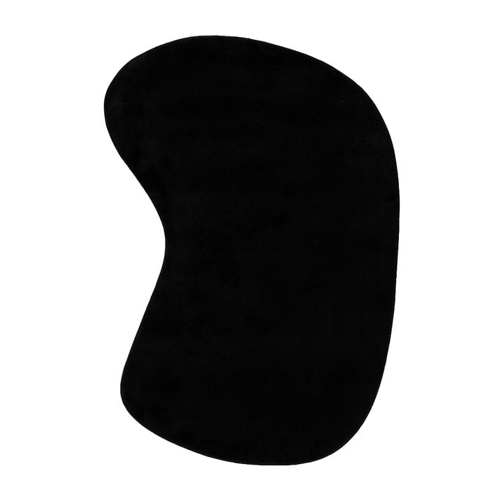 Flauschiger Teppich - Cozy Ripple Schwarz