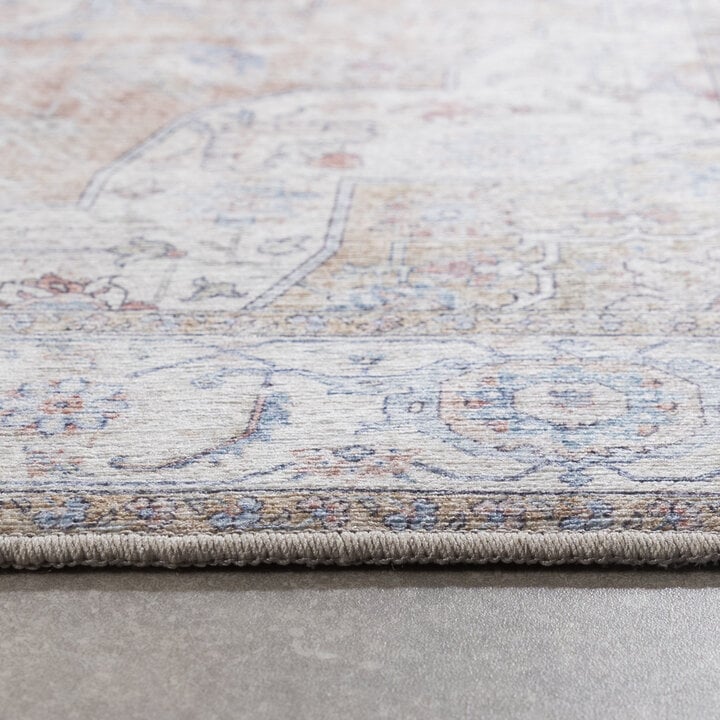 Waschbarer Läufer - Domingo Mandala Beige