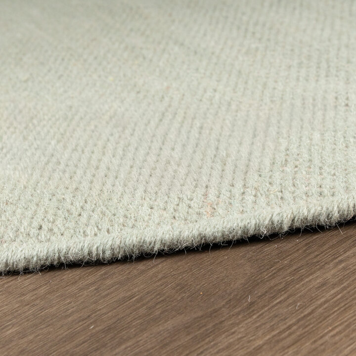 Wollteppich Rund - Reno Grün