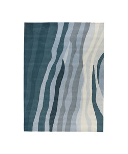 Wollteppich - Liora Blau