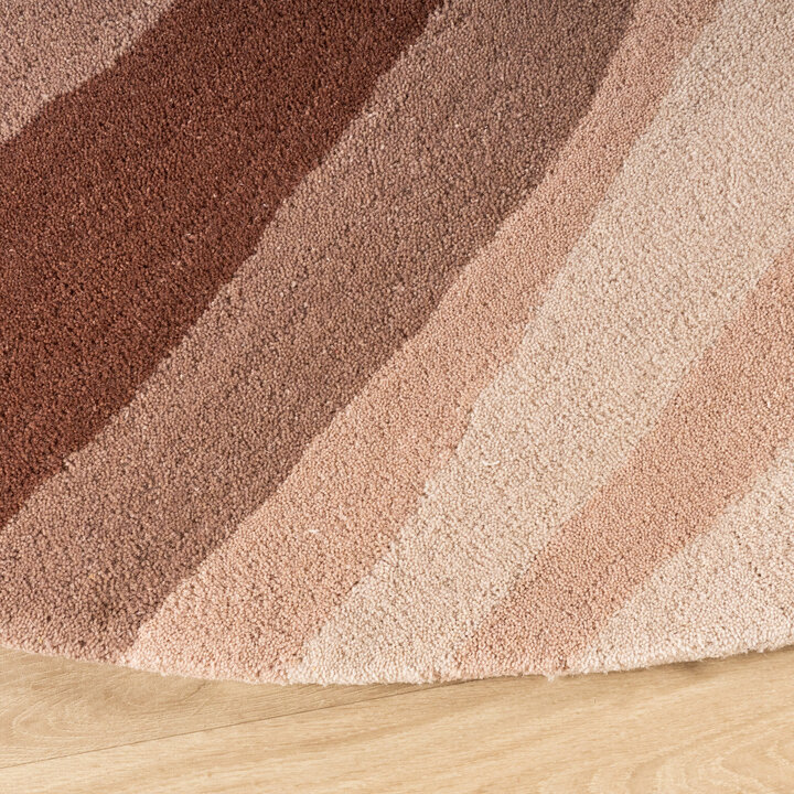 Wollteppich Rund - Liora Rosa