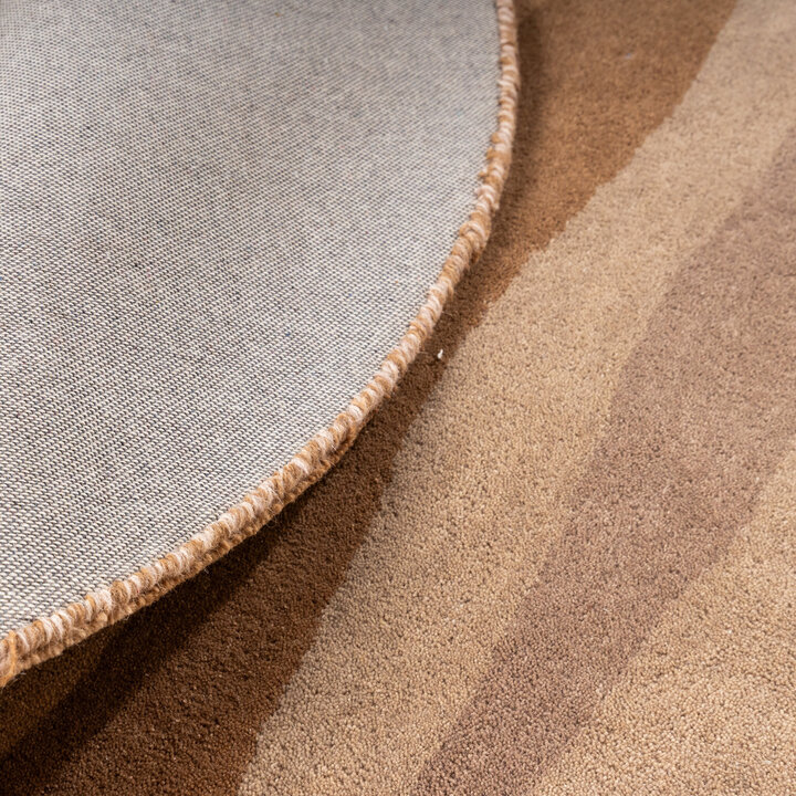 Wollteppich Rund - Liora Braun