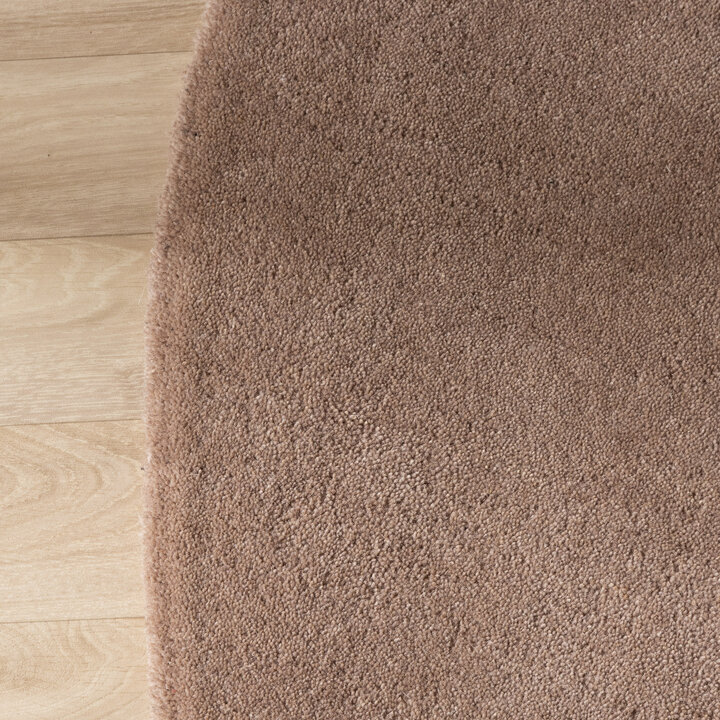 Wollteppich Rund - Vienna Beige