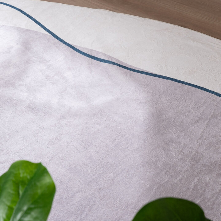 Teppich Organisch - Elyra Grau Blau