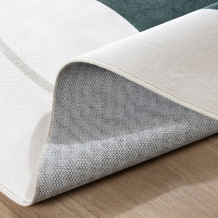 Teppich Organisch - Elyra Grün Beige