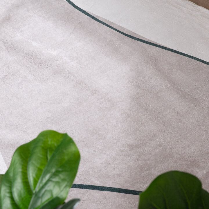 Teppich Organisch - Elyra Beige Grün