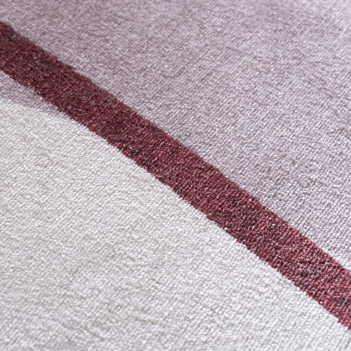 Teppich Organisch - Elyra Beige Rot