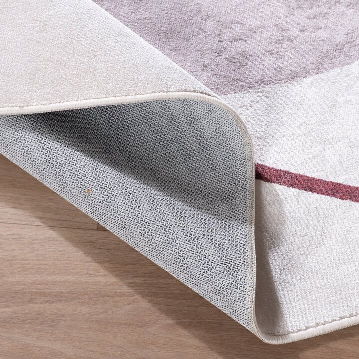 Teppich Organisch - Elyra Beige Rot