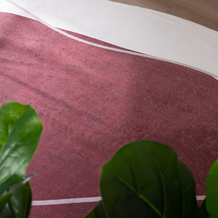 Teppich Organisch - Elyra Rot Beige