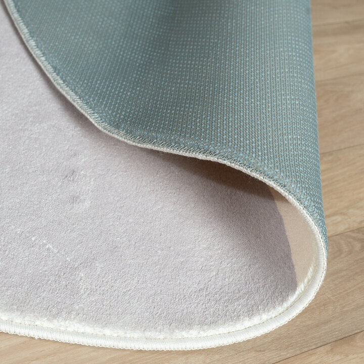 Waschbarer Spielteppich Rund - Sammy Rabbit Grau