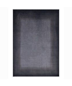 Moderner Teppich - Clarke Border Anthrazit 