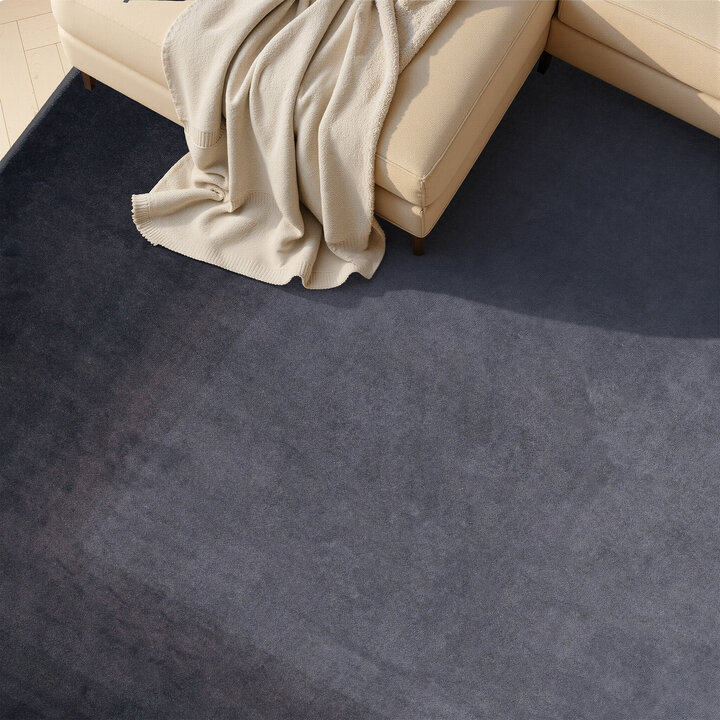 Moderner Teppich - Clarke Border Anthrazit 