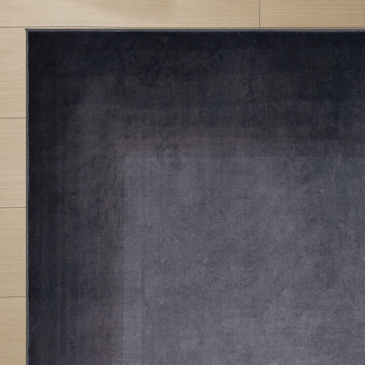 Moderner Teppich - Clarke Border Anthrazit 