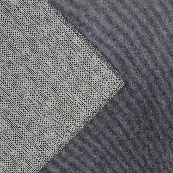 Moderner Teppich - Clarke Border Anthrazit 