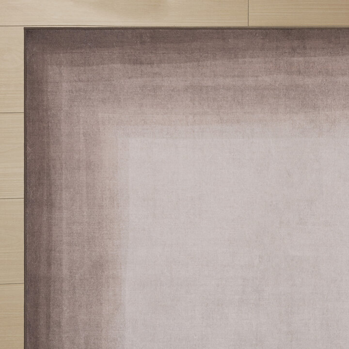 Moderner Teppich - Clarke Border Braun