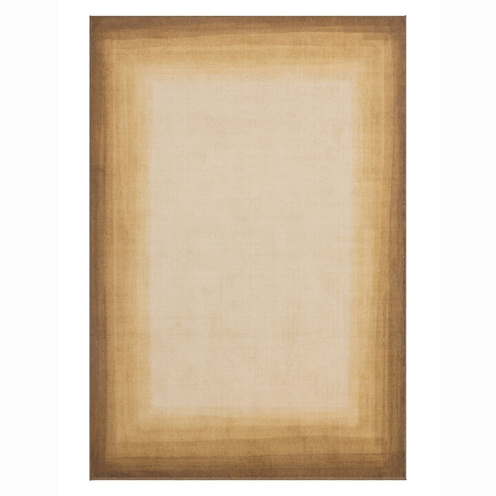 Moderner Teppich - Clarke Border Gelb