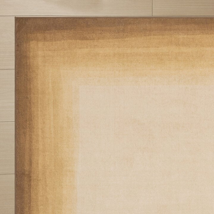 Moderner Teppich - Clarke Border Gelb