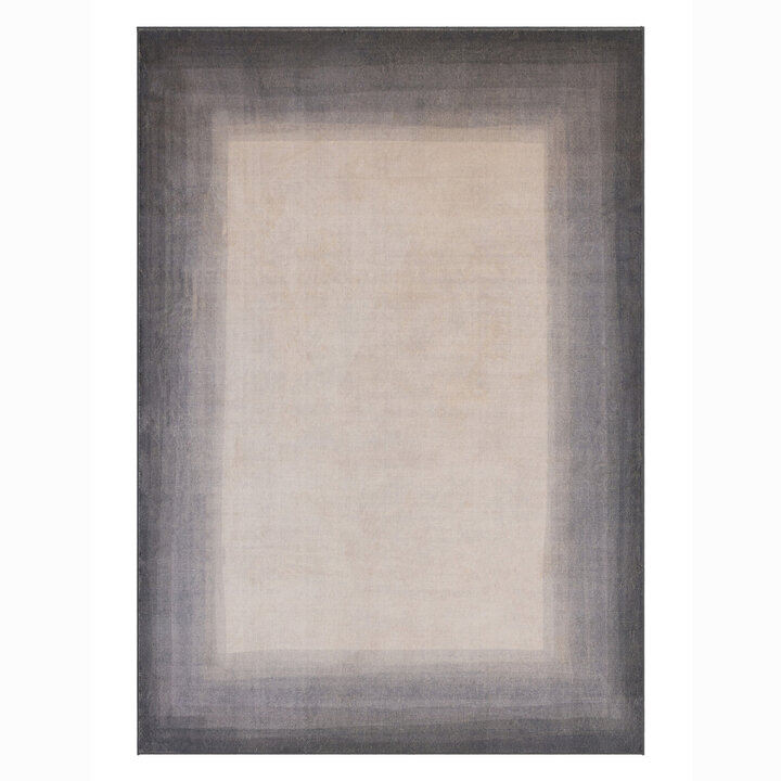 Moderner Teppich - Clarke Border Grau