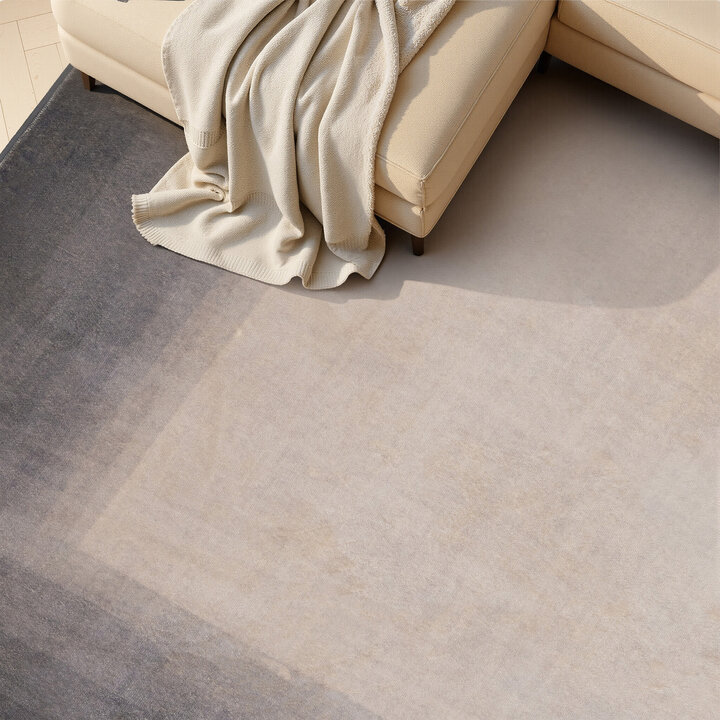 Moderner Teppich - Clarke Border Grau