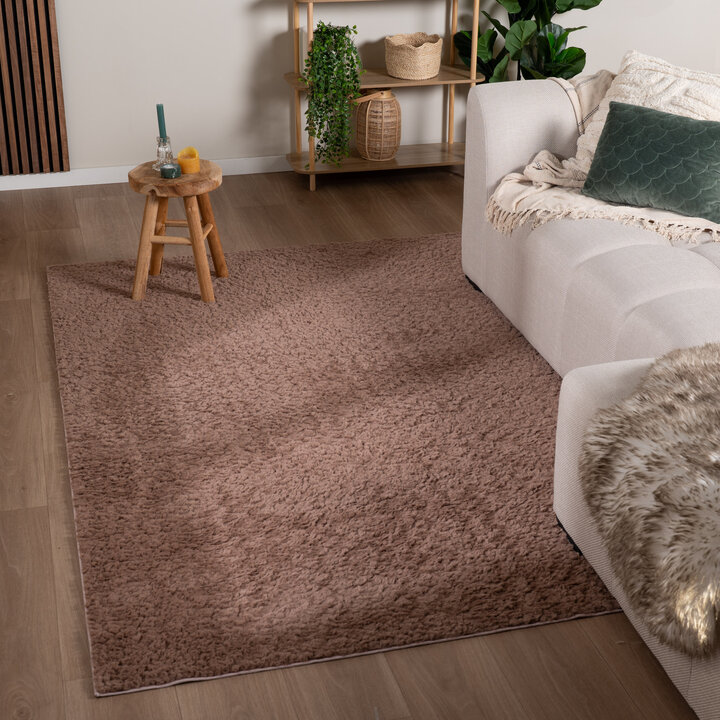 Flauschiger Teppich - Bobby Braun