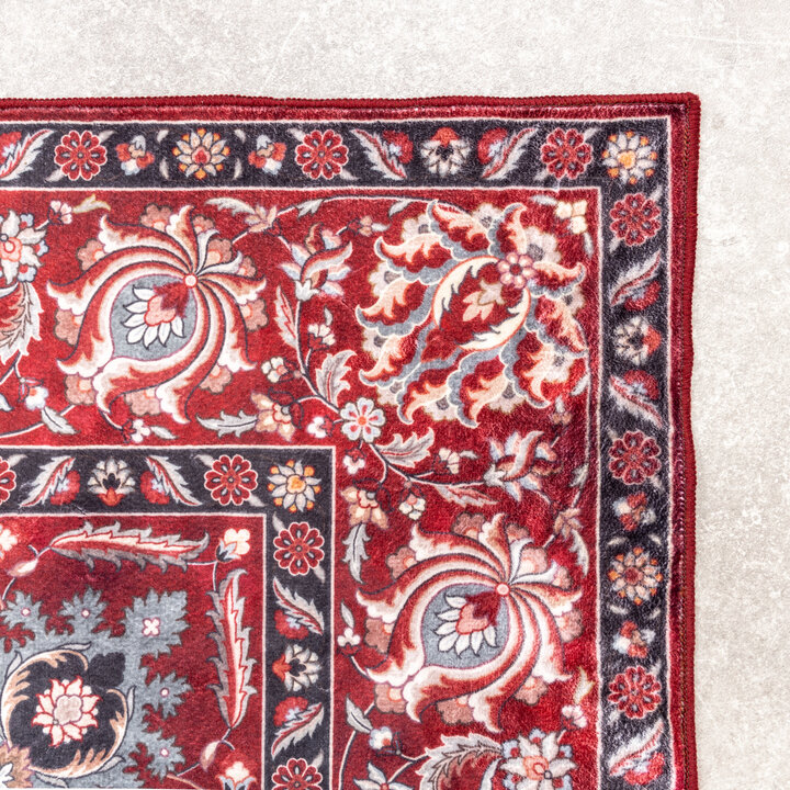 Teppich Vintage - Imagine Medaillon Rot