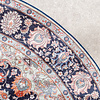 Teppich Vintage Rund - Imagine Medaillon Blau - thumbnail 4