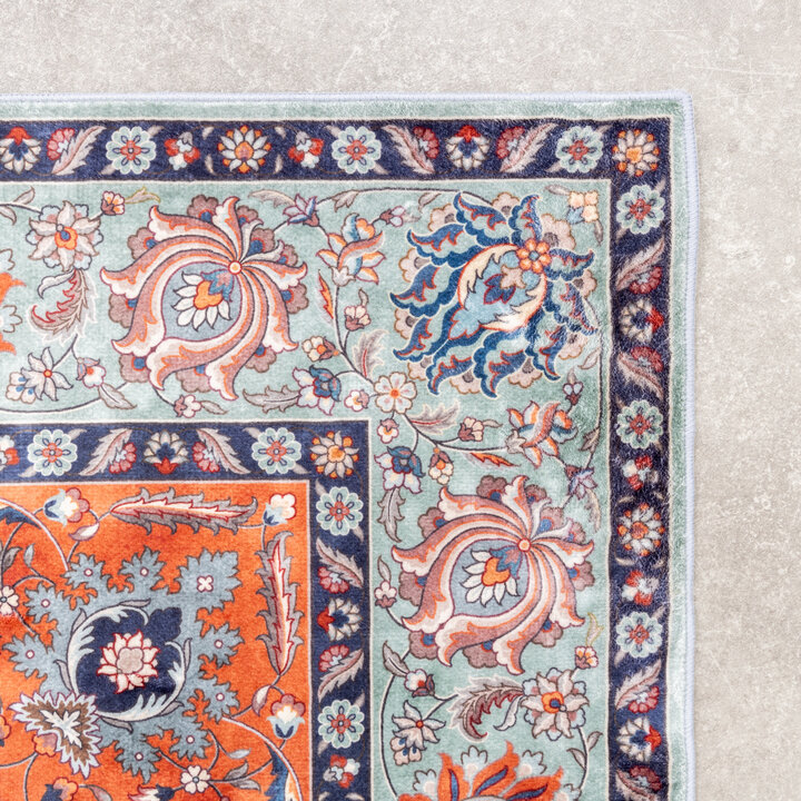 Teppich Vintage - Imagine Medaillon Grün