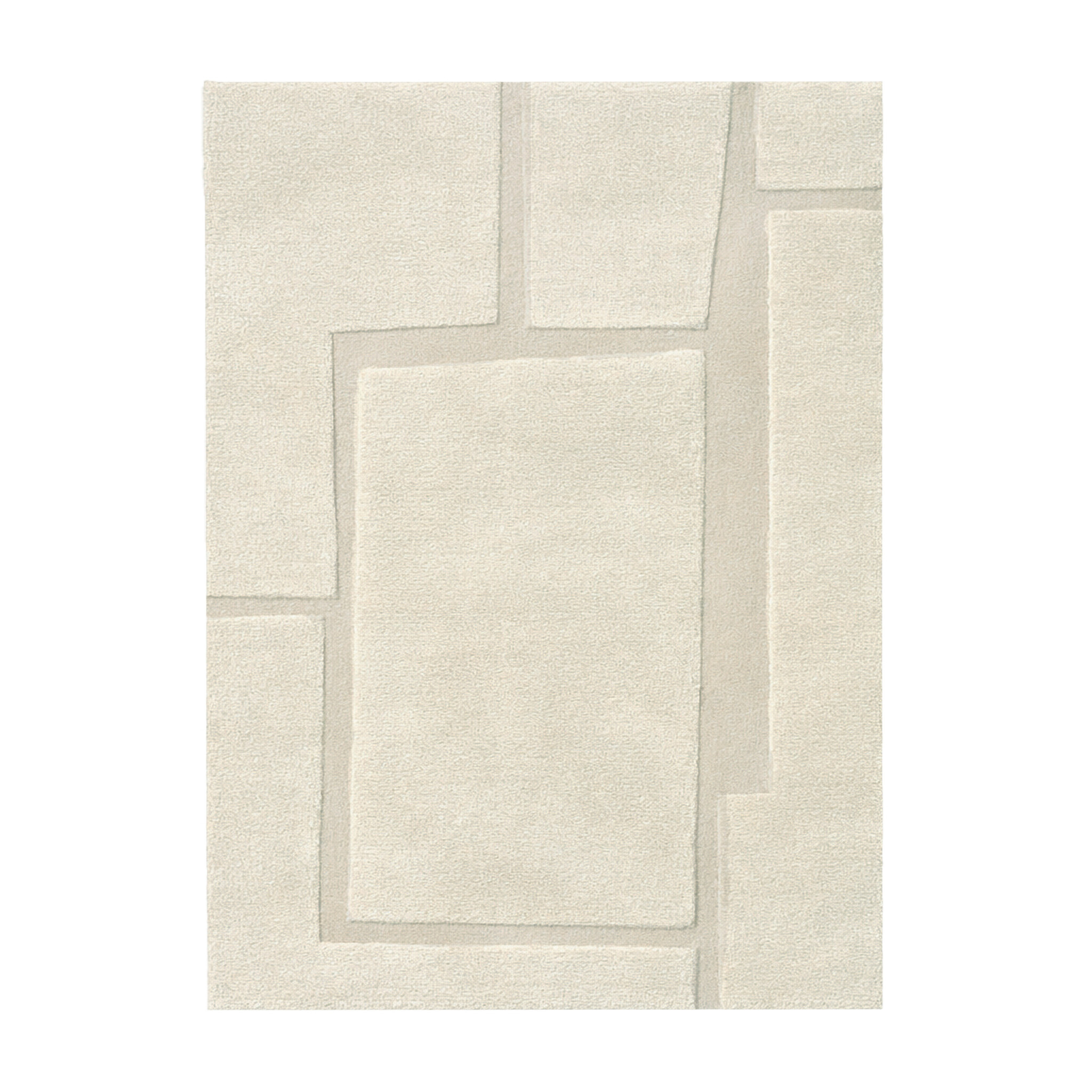 Wollteppich - Judith Pebble Greige - sfeer