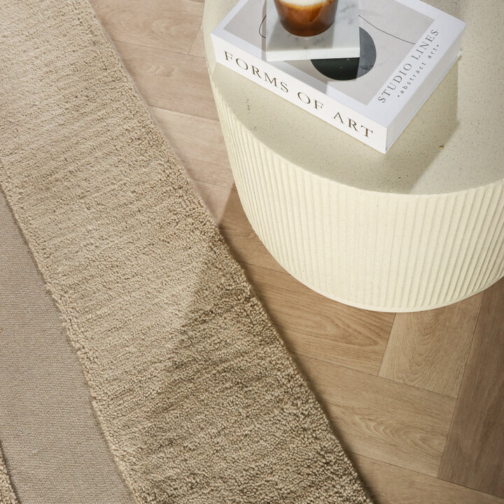 Wollteppich - Judith Pebble Beigegrau