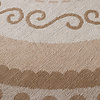 Baumwollteppich Rund - Nola Border Creme - thumbnail 3