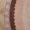 Baumwollteppich Rund - Nola Border Beige - thumbnail 4