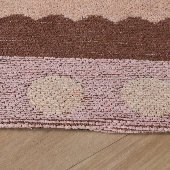 Baumwollteppich - Nola Border Beige