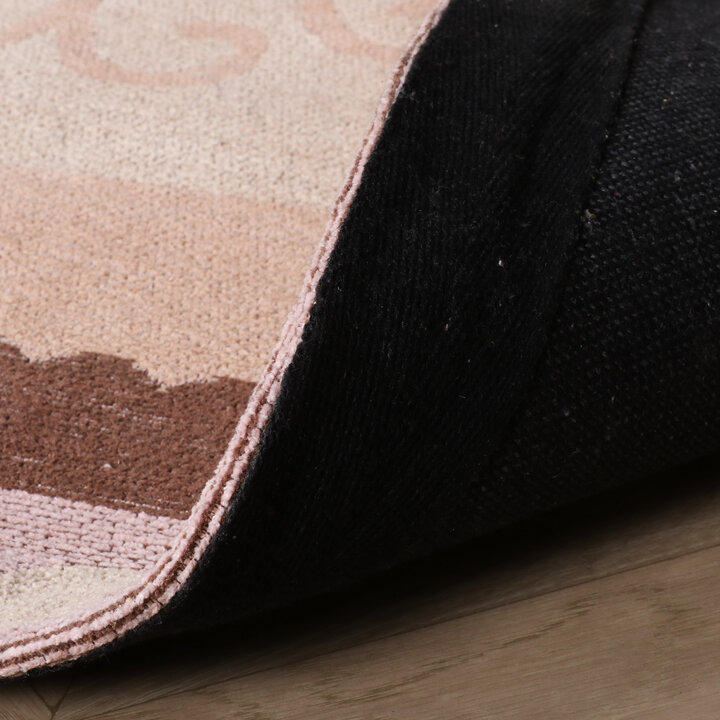 Baumwollteppich - Nola Border Beige