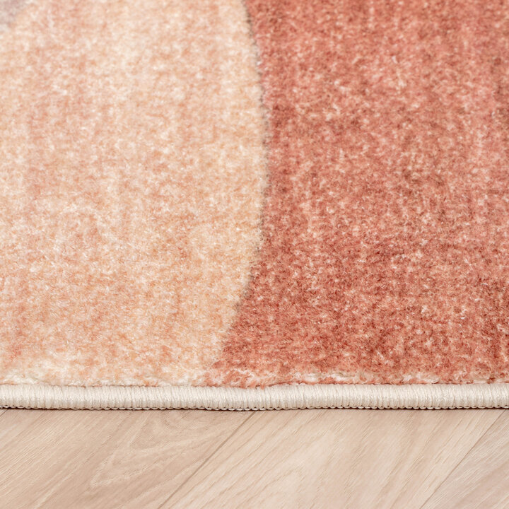 Moderner Teppich - Field Terra Rot