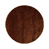 Waschbarer Teppich Rund - Clean Dunkelbraun - thumbnail 1