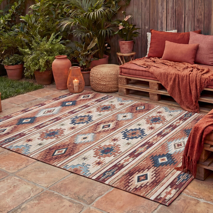 Kelim Outdoor Teppich - Lira Maya