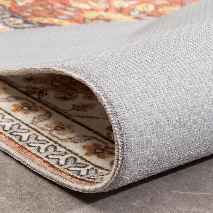 Vintage Gartenteppich - Santo Flora Terrakotta